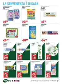 Volantino Pam Pagina 22: Bicchieri caffè Biotable €1,39, Panno per pavimenti Pam €1,79