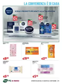 Volantino Pam Pagina 25: Lame per rasoi Gillette Fusion €19,90, Carta igienica umidificata Arkalia €0,79