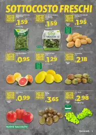 Volantino Bennet Pagina 5: Uva Italia €2,98, Insalata Misticanza Bonduelle €1,59