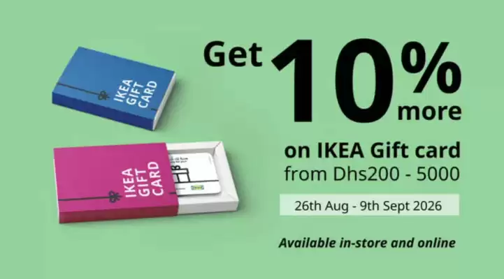 Ikea (valid until 9-09)