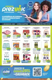 Encarte Prezunic Página 1: Alcatra com maminha bovina friboi €39,99, Ancho bovino maturatta friboi €35,90