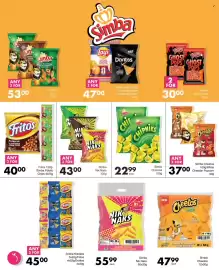 Save Hyper catalogue Page 40: Fritos Barbecue Flavoured Corn Chips €40,00, Simba Nik Naks €43,00