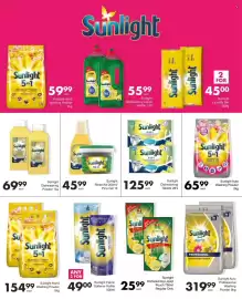 Save Hyper catalogue Page 71: Sunlight Dishwashing Tablets €125,99, Sunlight Rinse Aid Pine Gel €45,99