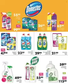 Save Hyper catalogue Page 74: Domestos Rimblock €47,00, Surf Dishwashing Liquid 750ml Bottle €23,99