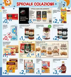 Volantino Migross Superstore Pagina 10: Composte Re di Sapori €1,99, Fette biscottate Mulino Bianco Dorate €1,99
