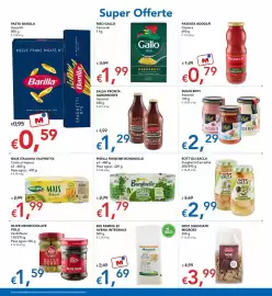 Volantino Migross Superstore Pagina 12: Piselli finissimi Bonduelle €1,79, Farina di avena integrale Almaverde €1,69