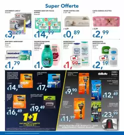 Volantino Migross Superstore Pagina 18: Bagnodoccia Neutromed €1,99, Dentifrici Mentadent Assortiti €1,79