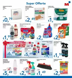 Volantino Migross Superstore Pagina 19: Pril lavastoviglie 5in1 €3,99, Amuchina spray senza risciacquo €2,19
