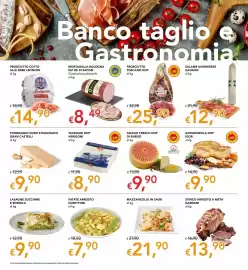 Volantino Migross Superstore Pagina 5: Mortadella Bologna IGP Re di Sapori €8,49, Prosciutto Toscano DOP Citterio €25,90