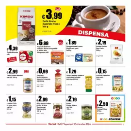 Volantino Sì con te Market Pagina 11: Salse Develey squeeze maionese €1,29, Pancarrè Mulino Bianco classico €0,99