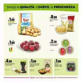 Volantino Sì con te Market Pagina 3: Cous Cous biologico Colfiorito €1,99, Pistacchi Wonderful €4,99