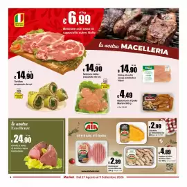 Volantino Sì con te Market Pagina 4: Bastoncini di pollo Martini €4,49, Girello a fette di bovino razza Garonnese €24,90
