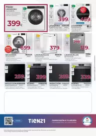 Catálogo Tien 21 Página 4: Haier - lavadora hw100bp39s €399,00, Bosch - lavavajillas sms25aw05e €379,00