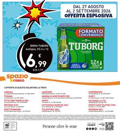 Volantino Spazio Conad settimana 35 Pagina 24: Birra Tuborg €6,99
