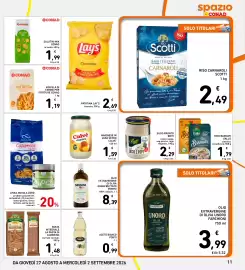 Volantino Spazio Conad settimana 35 Pagina 11: Patatina Lay's classica €2,69, Maionese in vaso vetro Calvé €1,59