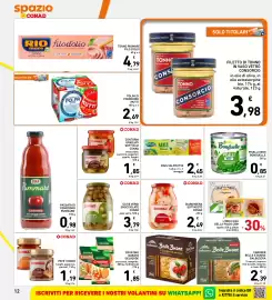 Volantino Spazio Conad settimana 35 Pagina 12: Piselli medi Bonduelle €0,85, Contorni grigliati sott'olio Conad €1,85