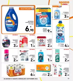 Volantino Spazio Conad settimana 35 Pagina 19: Additivo per bucato Difendicolore Conad €1,95