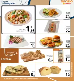 Volantino Spazio Conad settimana 35 Pagina 5: Insalata di quinoa con tofu €1,69, Hamburger di tacchino €1,79
