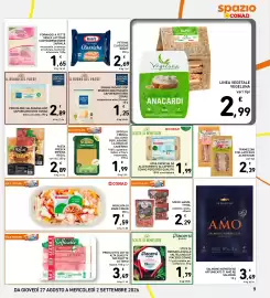 Volantino Spazio Conad settimana 35 Pagina 9: Pasta fresca ripiena Regal €2,89