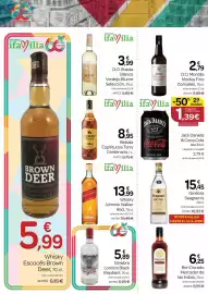Folleto Supermercados El Jamón Página 10: Ron Dorado Mercader de las Indias €6,25, Seagram's Dry Gin €15,45