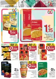 Folleto Supermercados El Jamón Página 15: Gallo helices pluma macarron o spaghetti xl €0,69, Yatekomo fideos orientales €1,65