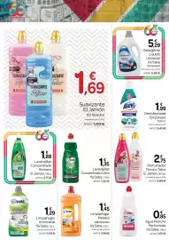Folleto Supermercados El Jamón Página 32: Ifa Sabe agua plancha perfumada €0,85, Asevi Desinfectante Textil €1,99