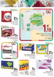 Folleto Supermercados El Jamón Página 35: Renova rollo de cocina xxl €1,19, Renova super papel higiénico €3,59