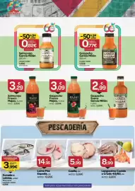 Folleto Supermercados El Jamón Página 4: García Millán gazpacho suave €2,99, Dorada o Lubina €3,99