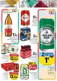Folleto Supermercados El Jamón Página 5: San Miguel cerveza €0,45, Cerveza Cruzcampo €0,49