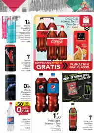 Folleto Supermercados El Jamón Página 7: Pepsi Pepsi Light, Normal o Zero €1,50, Blue Chameleon bebida energética €0,35