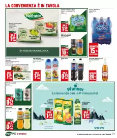 Volantino Panorama Pagina 12: Bibite in lattina San Pellegrino gusti assortiti, Acqua naturale Eco Green San Benedetto €1,59