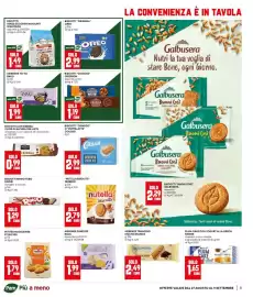 Volantino Panorama Pagina 3: Biscotti con cereali cuor di natura ore liete €0,99, Merende Pandori Bauli €1,99