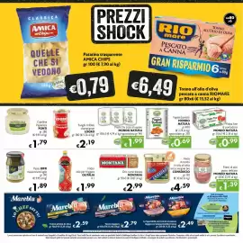 Volantino Maxi Supermercati Pagina 12: Fagioli Borlotti MONDO NATURA €0,69, Filetti di alici MONDO NATURA €1,39