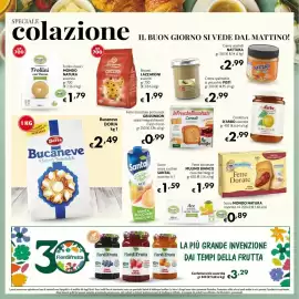 Volantino Maxi Supermercati Pagina 4: Frollini con Panna MONDO NATURA €1,79, Biscotti Lazzaroni assortiti €1,99