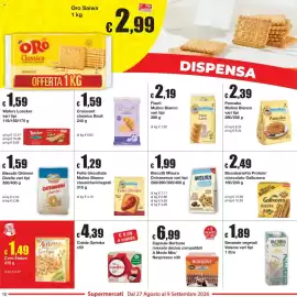 Volantino Sì con te Pagina 12: Biscotti Ottimini Divella €1,59, Capsule Borbone €6,99