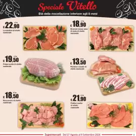 Volantino Sì con te Pagina 5: Bocconcini di vitello nazionale €18,50, Polpa scelta di vitello nazionale €19,50