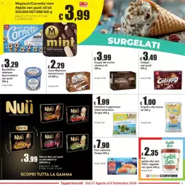 Volantino Sì con te Pagina 7: Calippo vari gusti €3,49, Contorno Leggerezza misto benessere Orogel €1,99