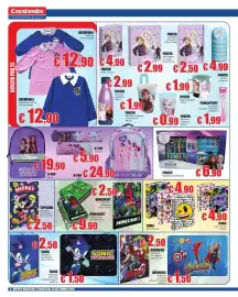 Volantino Casalandia Pagina 4: Topolino cartellina €2,50, Frozen Valigetta colori €6,90