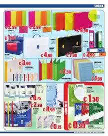 Volantino Casalandia Pagina 9: Cartellina €1,99, Raccoglitore a 4 anelli €2,99