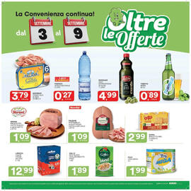 Volantino Sisa Pagina 24: Galbani mortadella augustissima vescica naturale €1,09, Tuborg birra €0,89