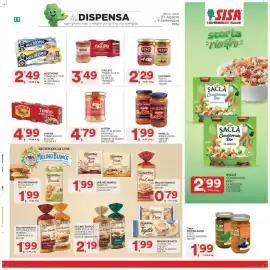 Volantino Sisa Pagina 11: Auriga filetti di tonno naturale €4,79, Mulino Bianco Tigelle €1,99