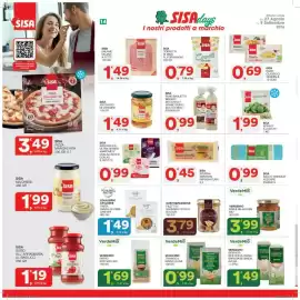 Volantino Sisa Pagina 14: Sisa spugna abrasiva con impugnatura €0,45, Sisa cornetti di mais al formaggio €0,79