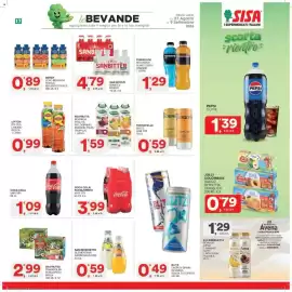 Volantino Sisa Pagina 17: San bitter bianco/rosso €4,79, Coca Cola €1,09