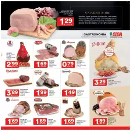 Volantino Sisa Pagina 5: Moser speck alto €1,89, Leoncini Mortadella Optima con Pistacchi €0,79