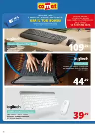 Volantino Comet Pagina 18: Logitech MK470 Slim Wireless Combo €39,90, Logitech Universal Folio €44,90