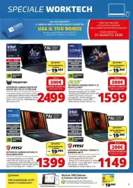 Volantino Comet Pagina 5: Msi notebook gaming katana 15 €1.399,00, Acer Notebook Gaming Nitro V 15 €1.599,00