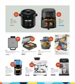Domayne catalogue Page 4: Ninja Sizzle Smokeless Indoor Grill €199,00, Ninja 'Crispi' Pro Glass Air Fryer €377,00