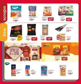 Encarte Bistek Supermercados Página 12: Isca frango nat empanada €12,97, Pizza oliva €17,98