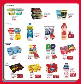 Encarte Bistek Supermercados Página 14: Leite fermentado chamyto €6,97, Iogurte nestle morango zero €15,97