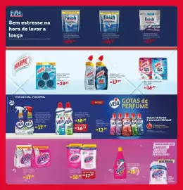 Encarte Bistek Supermercados Página 16: Gel adesivo harpic 15g €16,97, Detergente finish quantum €49,97